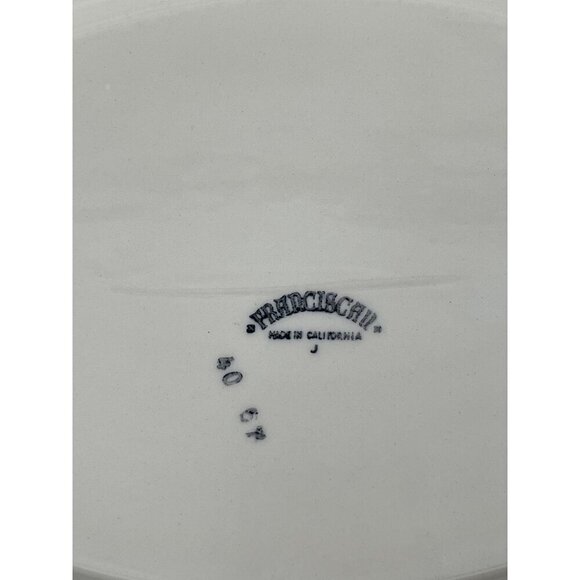 Franciscan Apple Earthenware Hand-Painted Ceramic Oval Serving Platter 14"x10" - Picture 9 of 9